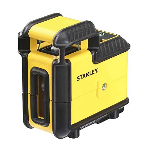 Stanley STHT77594-1: Niveau Laser 360° SLL360 - Faisceau vert 4x plus lumineux - étanche IP50 - double filetage 1/4" - portée 25m - Précision +/- 4mm - revêtement renforcé