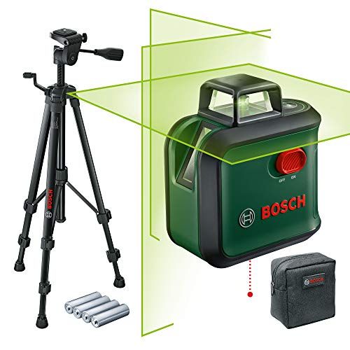 Bosch AdvancedLevel 360: Laser lignes AdvancedLevel 360 de Bosch avec trépied premium (3 laser lignes avec laser à 360° pour un alignement dans toute la pièce)